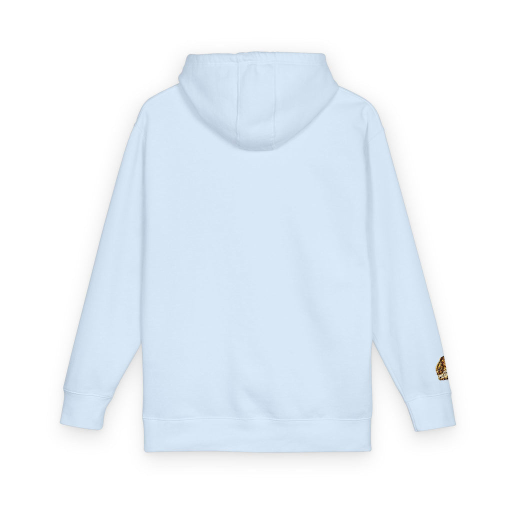 Floral P Initial Hoodie — Pink Rose Gold Monogram Fleece