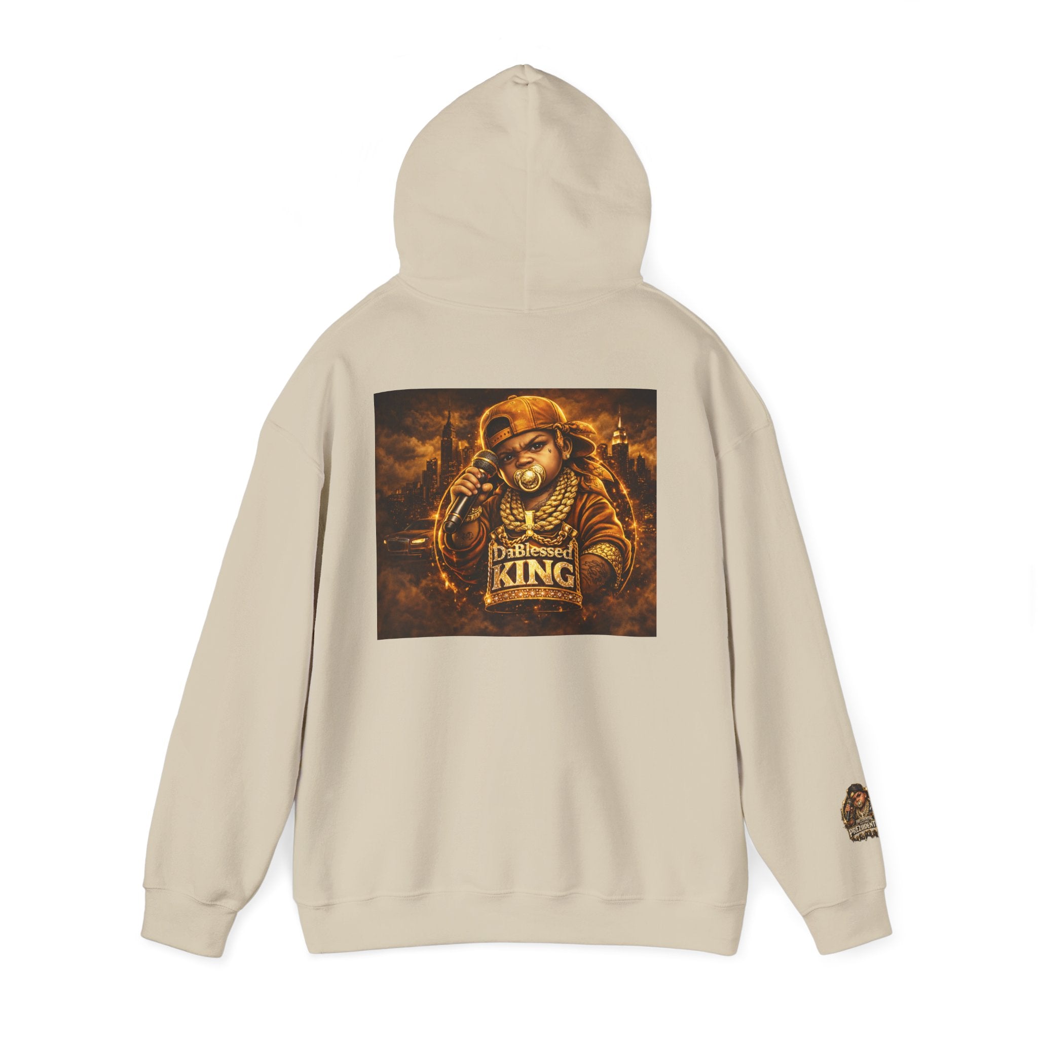 Hip-Hop King Hoodie — 'Prezzidential' Rap Tribute Pullover