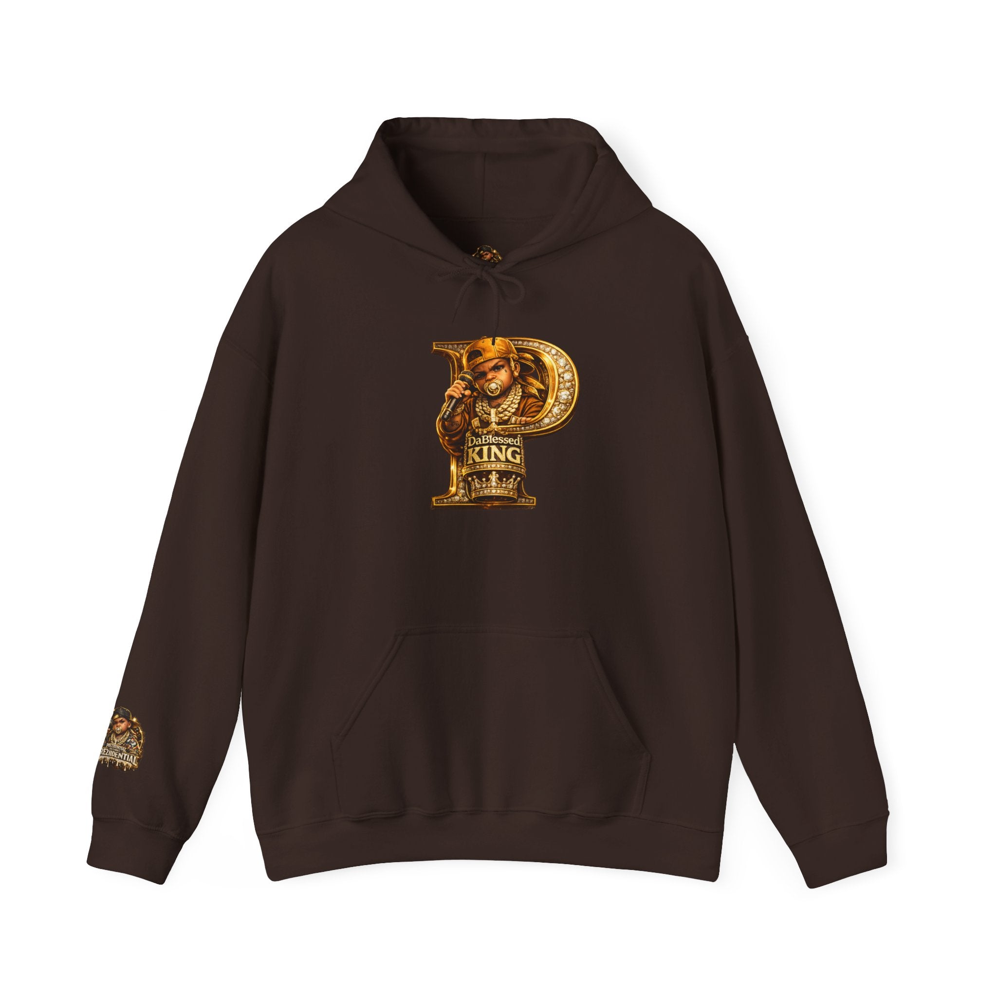Hip-Hop King Hoodie — 'Prezzidential' Rap Tribute Pullover