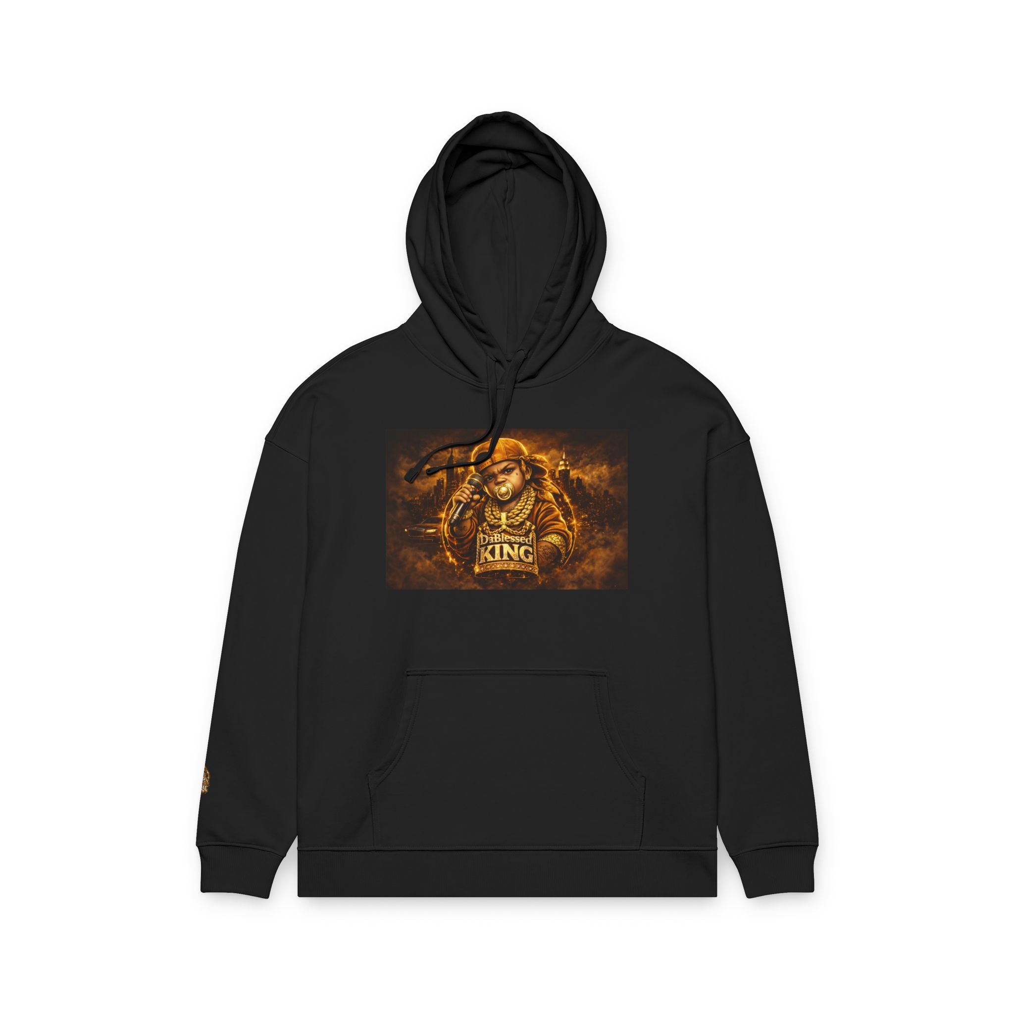 Gold Letter P King Hoodie — Vintage Royalty Graphic Hoodie!!