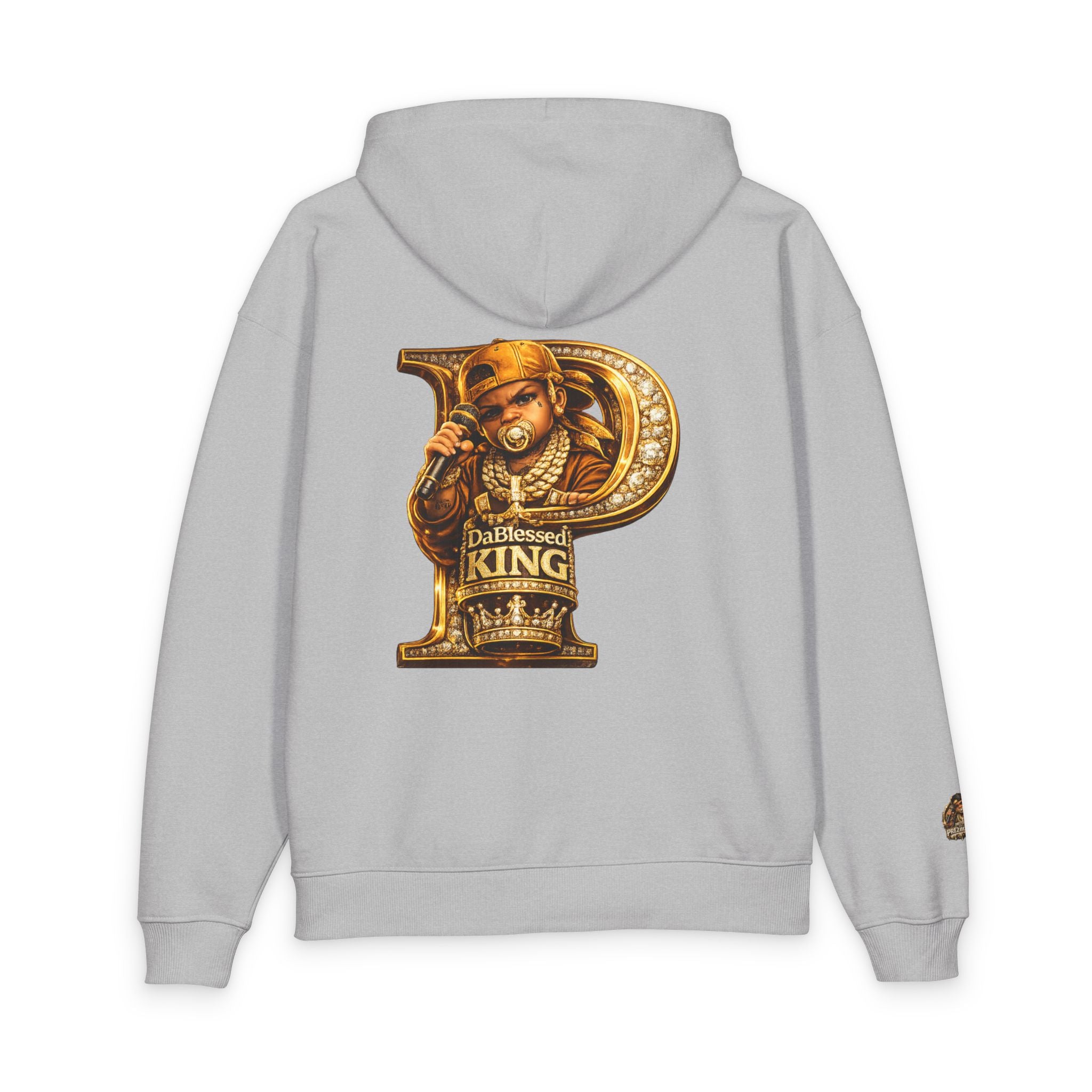 Gold Letter P King Hoodie — Vintage Royalty Graphic Hoodie!!