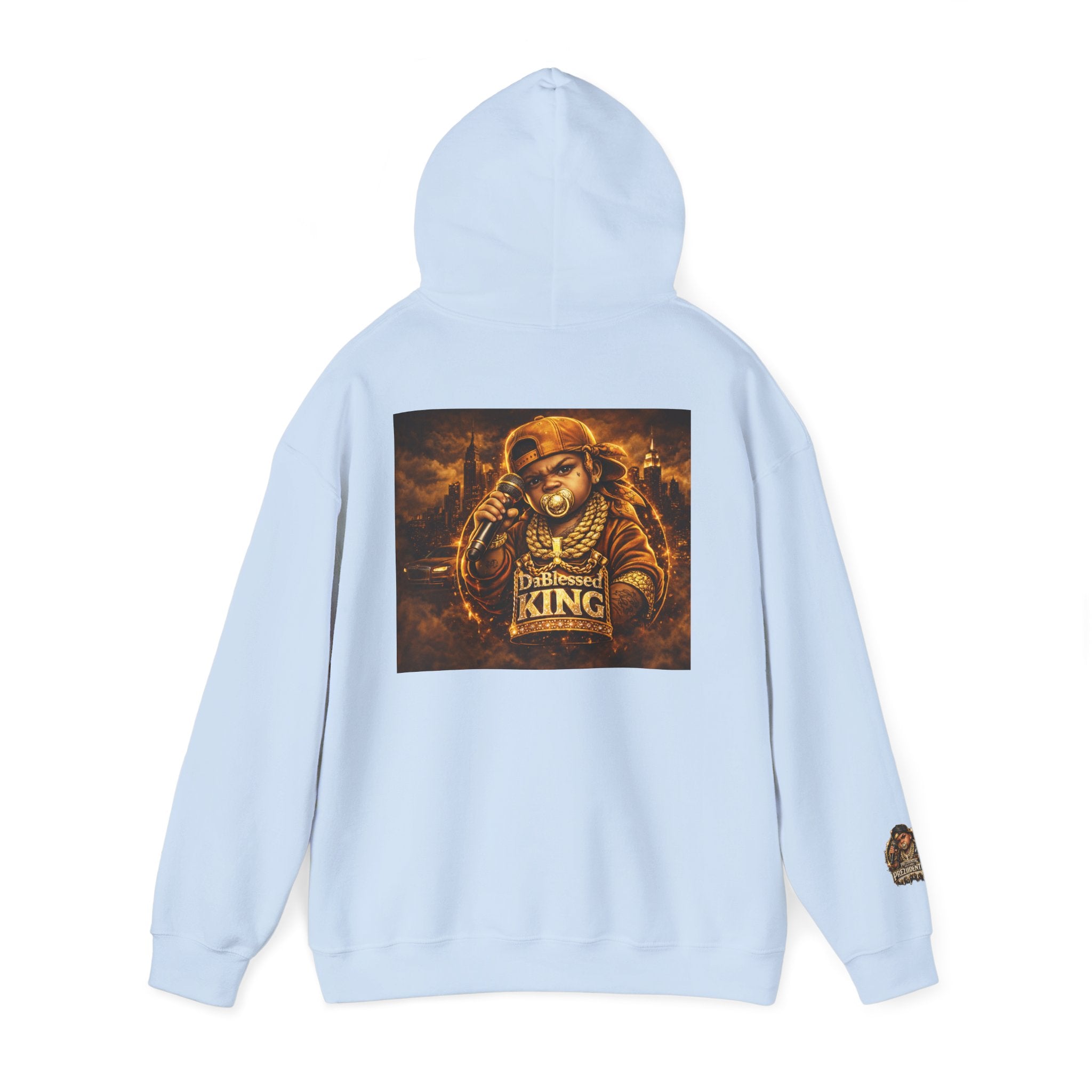 Hip-Hop King Hoodie — 'Prezzidential' Rap Tribute Pullover