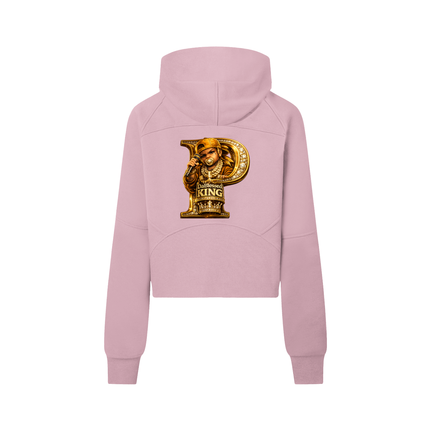 Cropped Half-Zip Hoodie