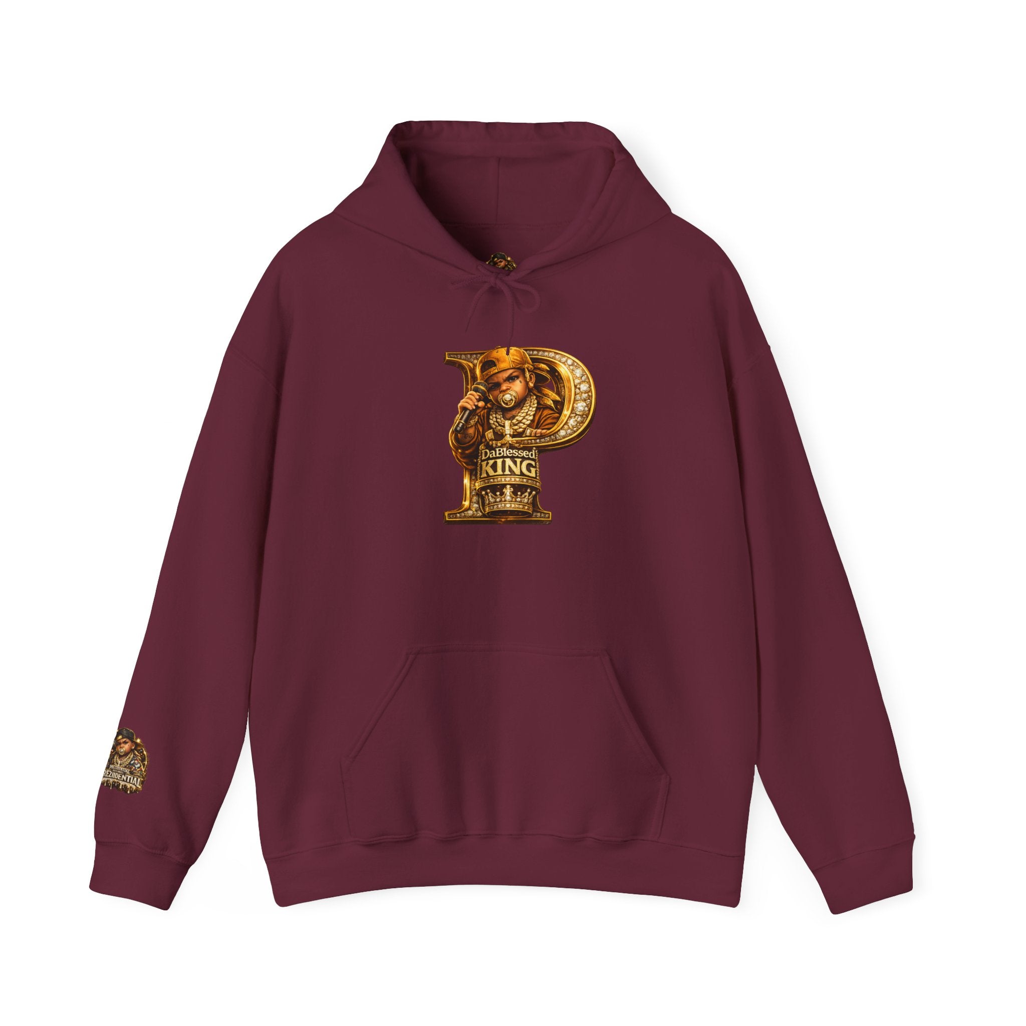 Hip-Hop King Hoodie — 'Prezzidential' Rap Tribute Pullover