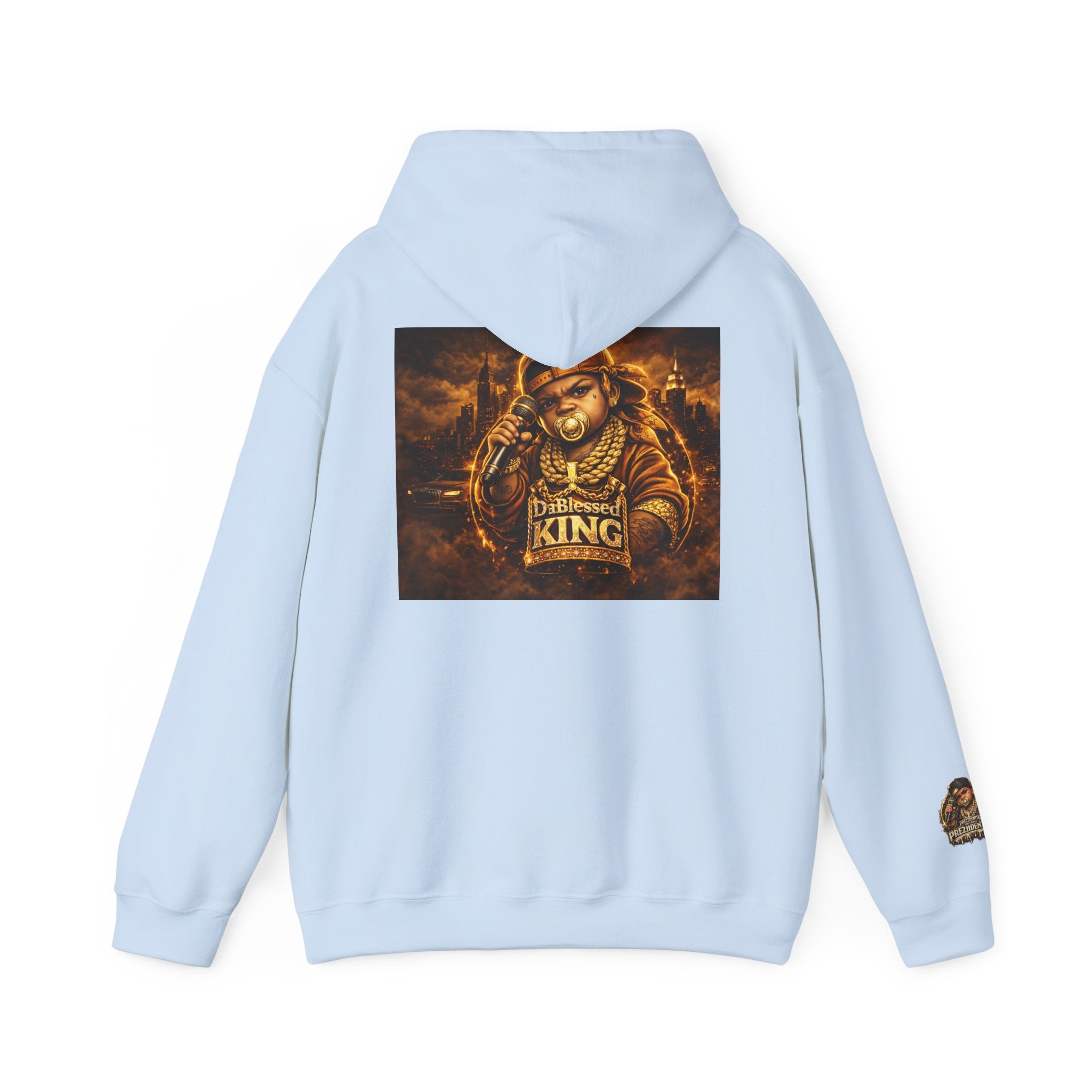Hip-Hop King Hoodie — 'Prezzidential' Rap Tribute Pullover