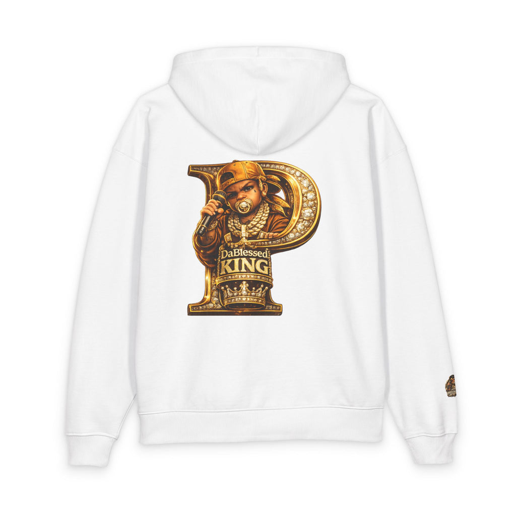Gold Letter P King Hoodie — Vintage Royalty Graphic Hoodie!!