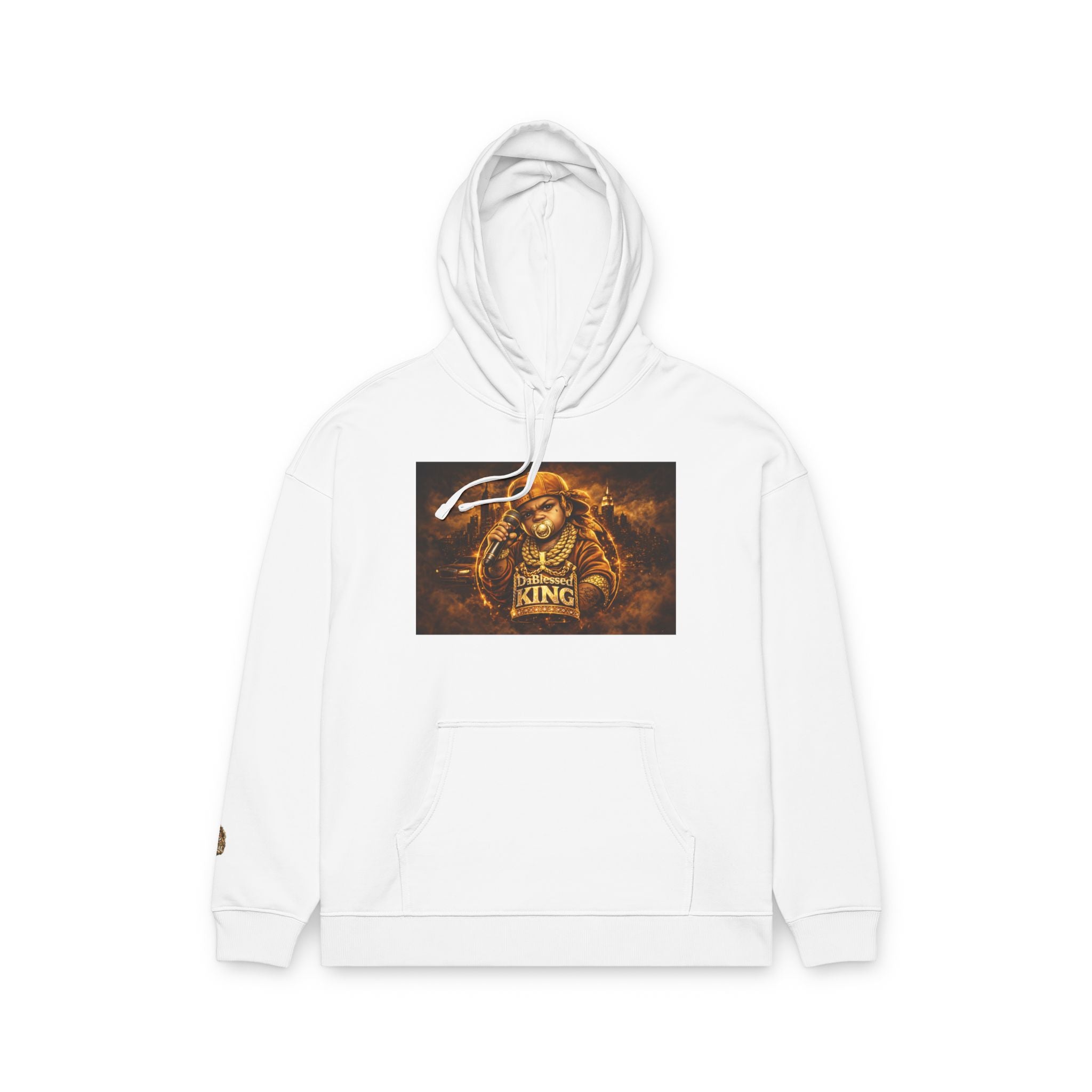 Gold Letter P King Hoodie — Vintage Royalty Graphic Hoodie!!