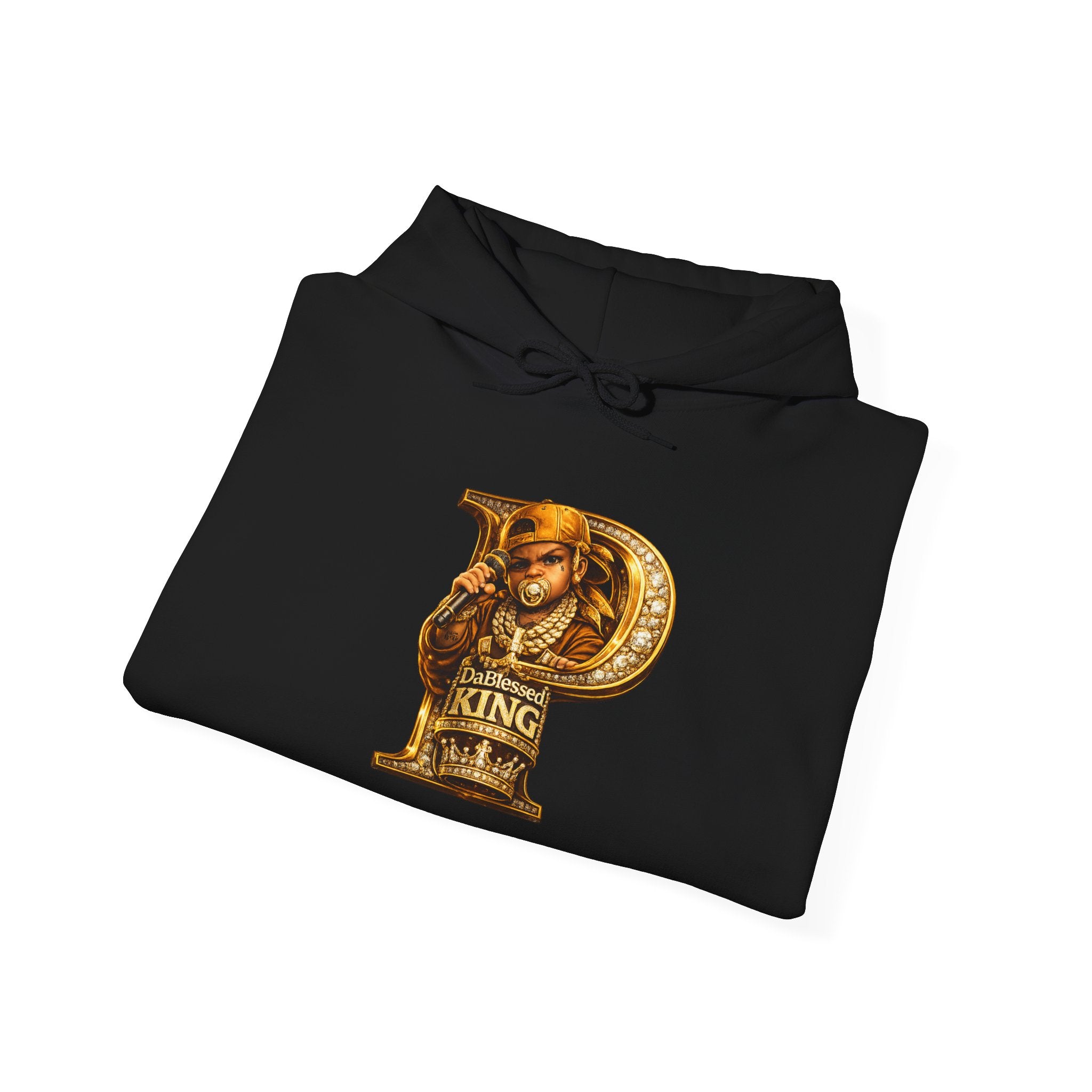 Hip-Hop King Hoodie — 'Prezzidential' Rap Tribute Pullover