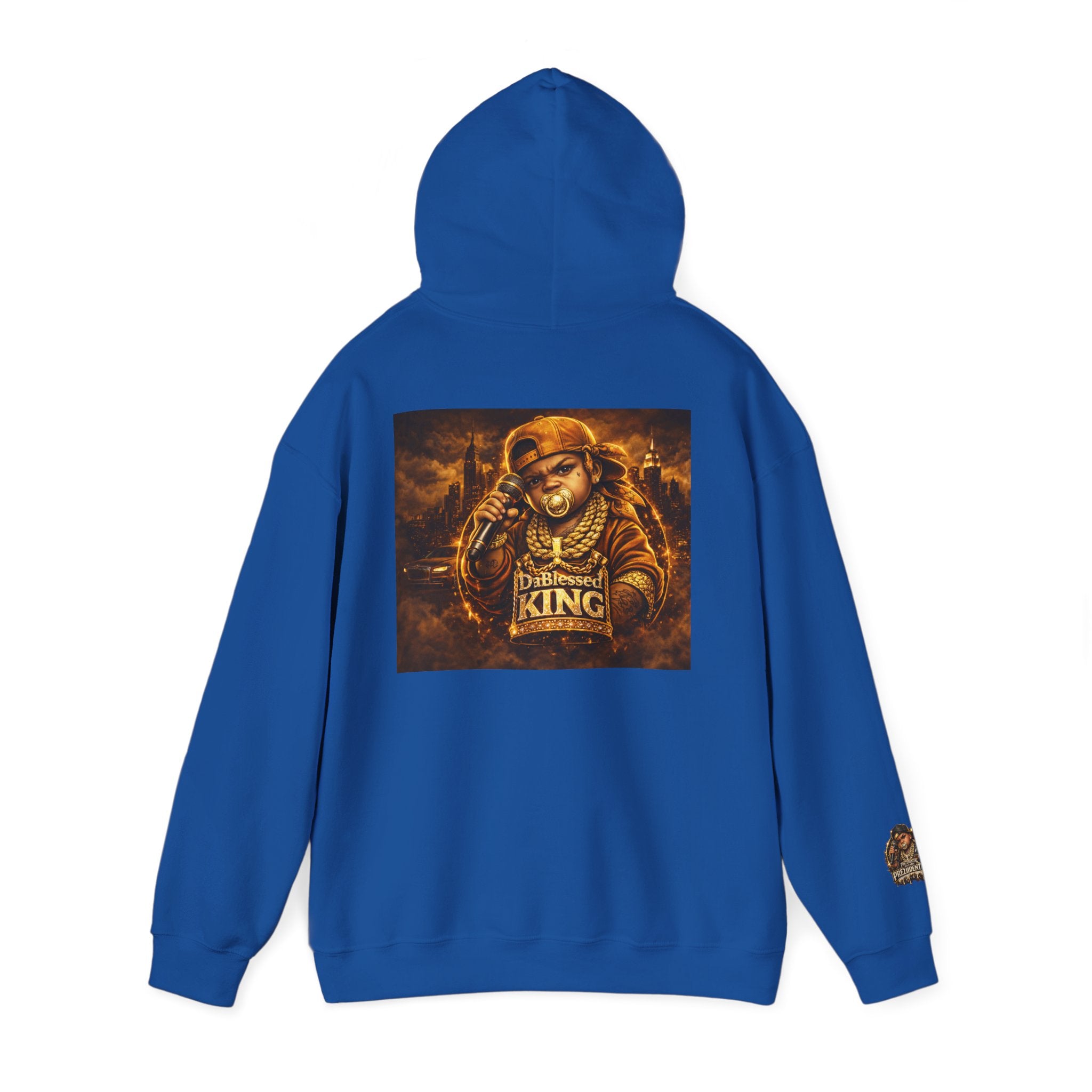 Hip-Hop King Hoodie — 'Prezzidential' Rap Tribute Pullover