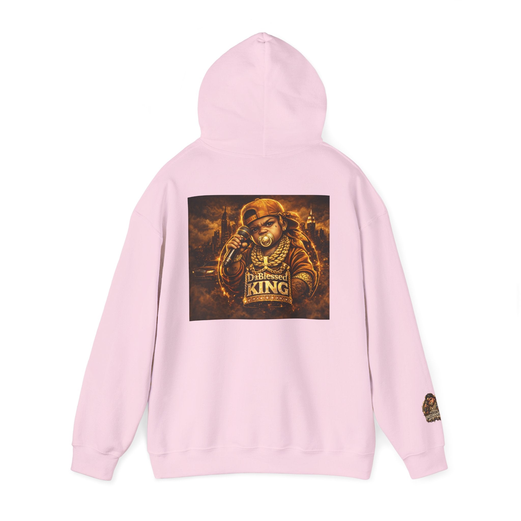 Hip-Hop King Hoodie — 'Prezzidential' Rap Tribute Pullover